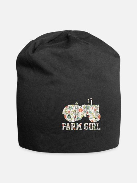 Farm Girl Farming - Jersey Beanie - black