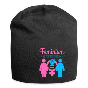 Feminism Is For Everybody - Jersey-Beanie - Schwarz - Vorne