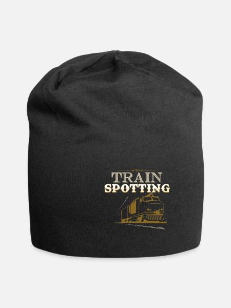 Zug ansehen - Jersey-Beanie - Schwarz