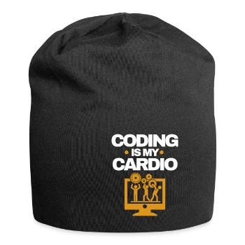 Software Entwickler - Jersey-Beanie - Schwarz - Vorne