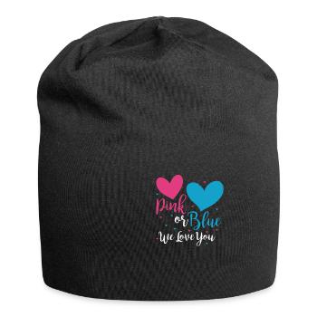 Schwangerschaft - Jersey-Beanie - Schwarz - Vorne