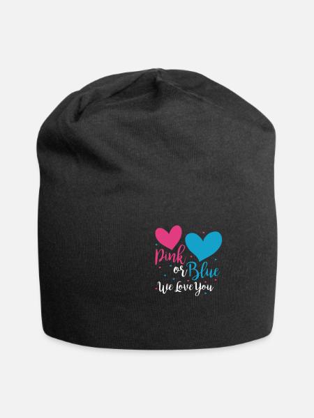 Schwangerschaft - Jersey-Beanie - Schwarz