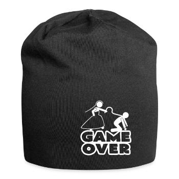 Junggesellenabschied - Jersey-Beanie - Schwarz - Vorne