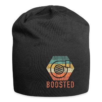 Turbo voiture boostée - Bonnet en jersey - noir - Devant