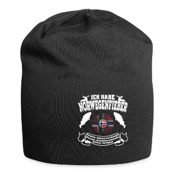 Ich habe Norwegenfieber Geschenk Tour 2019 - Jersey-Beanie - Schwarz - Vorne