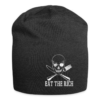 Anarchistischer sozialistischer politischer Protes - Jersey-Beanie - Anthrazit - Vorne