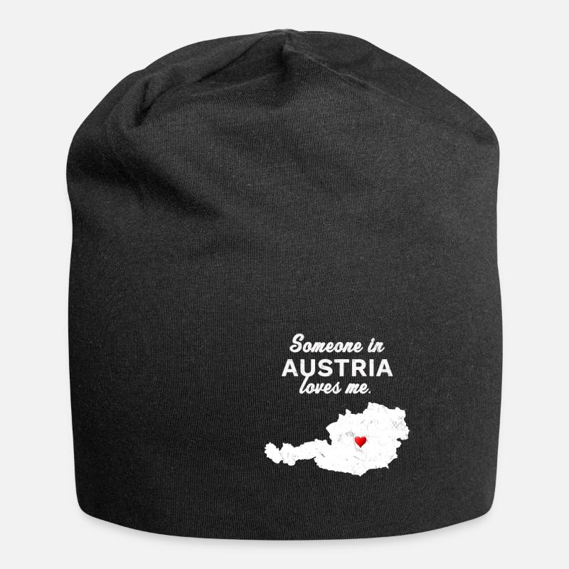 Fernbeziehung oder Versöhnung, Liebe in Österreich - Jersey-Beanie - Schwarz