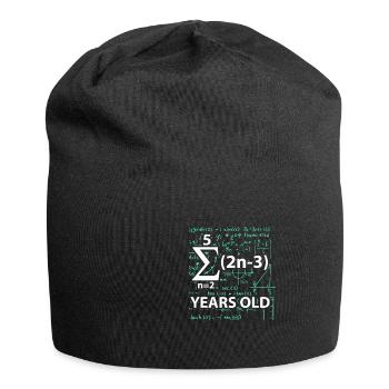 Cadeau de fête des maths Sweet Sixteen 16 ans 2003 - Bonnet en jersey - noir - Devant