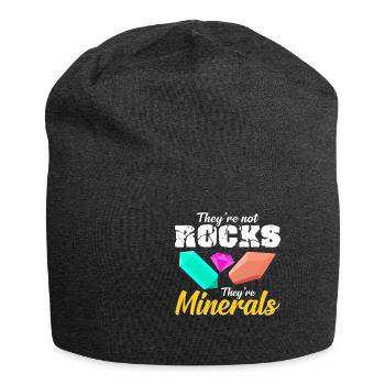 Mineral - Jersey-Beanie - Anthrazit - Vorne