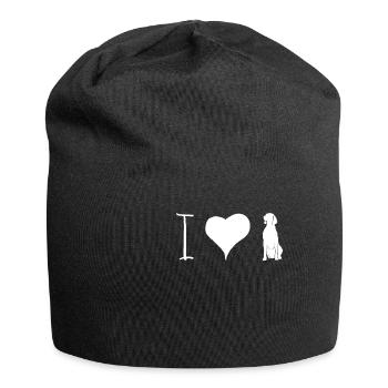 German Shorthair Pointer Gift GSP Funny - Jersey Beanie - black - Front