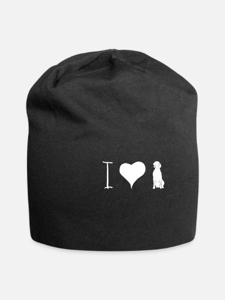German Shorthair Pointer Gift GSP Funny - Jersey-Beanie - Schwarz