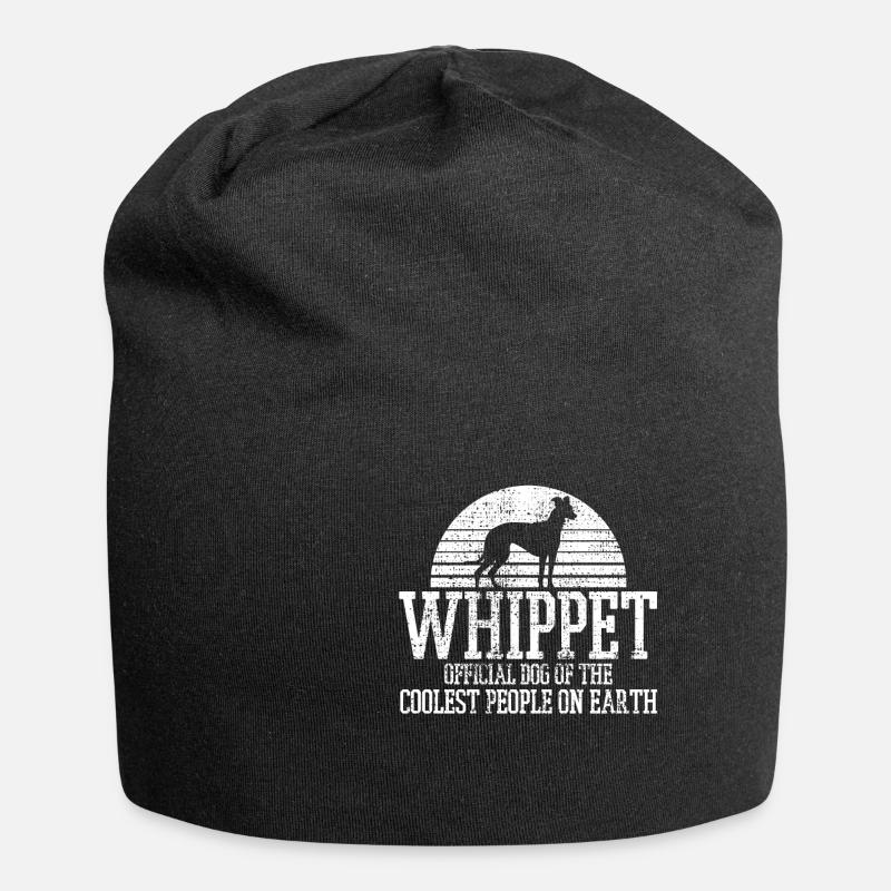 Whippet propriétaire de chien vétérinaire - Bonnet en jersey - noir