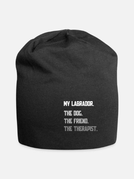 Labrador - Bonnet en jersey - noir