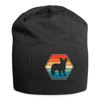 French bulldog - Jersey Beanie - black - Front