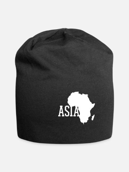 Asien Asien Asien - Jersey-Beanie - Schwarz