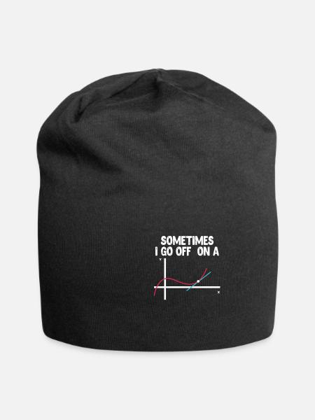 Professeur professeur math math cadeau scolaire - Bonnet en jersey - noir