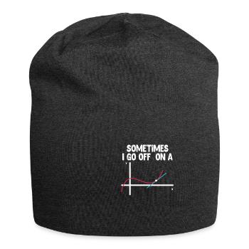 Lehrerin Lehrer Mathe Mathematik Schule Geschenk - Jersey-Beanie - Anthrazit - Vorne