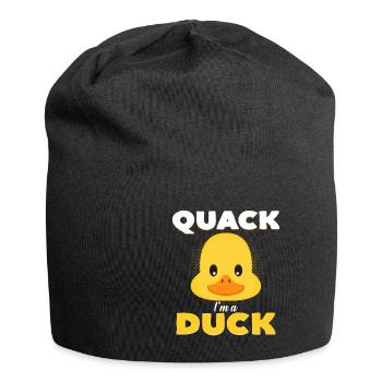 I am a duck - Jersey Beanie - black - Front