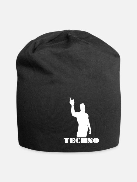 Techno Viking Techno Wikinger - Jersey-Beanie - Schwarz