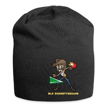 Cadeau de joueur de ping-il old-ping-te-ping-en-main - Bonnet en jersey - noir - Devant