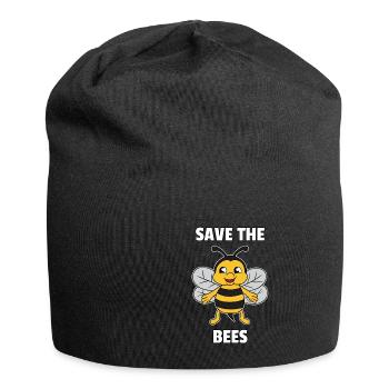 Abeilles Abeilles Miel Miel Abeille Sauvegarder Cadeau - Bonnet en jersey - noir - Devant