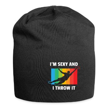 Cadeau de golf disque disque disque volant ultime Frisbee - Bonnet en jersey - noir - Devant