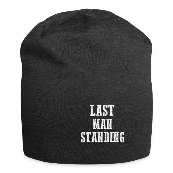 Last man standing - Jersey Beanie - charcoal grey - Front
