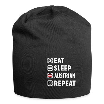 Austria - Jersey Beanie - black - Front
