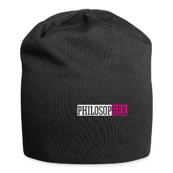 Philosophe philosophie professeur - Bonnet en jersey - noir - Devant