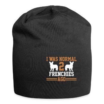 Bulldog français - Bonnet en jersey - noir - Devant