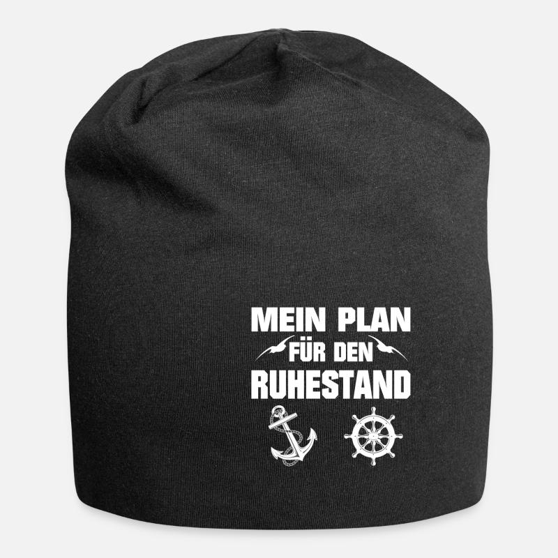 Ruhestand Boot Geschenk Ziel - Jersey-Beanie - Schwarz