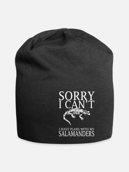 Salamanders Funny Tshirt - Jersey-Beanie - Schwarz