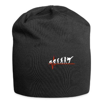 Taekwondo Heartbeat - EVOLUTION DU TAEKWONDO - Bonnet en jersey - noir - Devant