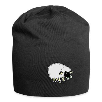 Mouton noir - Bonnet en jersey - noir - Devant