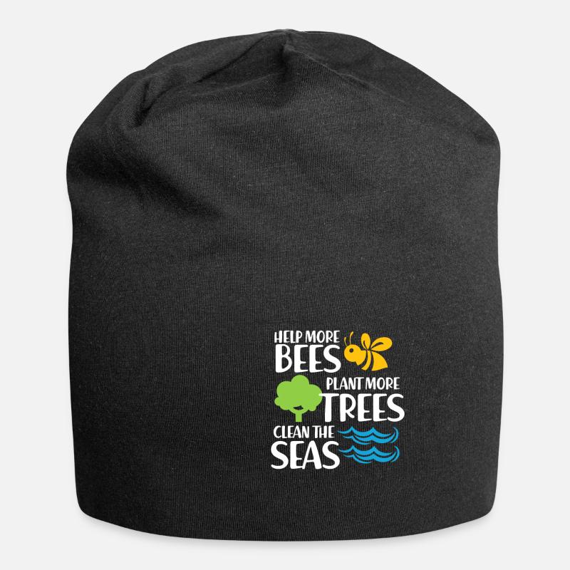 Protection de l’environnement - Bonnet en jersey - noir