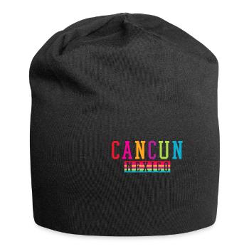 Cancun Mexico Beach Island - Jersey Beanie - black - Front