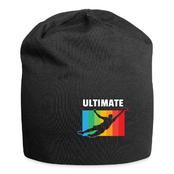 Cadeau de golf disque disque disque volant ultime Frisbee - Bonnet en jersey - noir - Devant