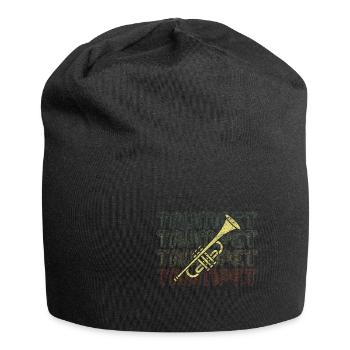 Trompete - Jersey-Beanie - Schwarz - Vorne