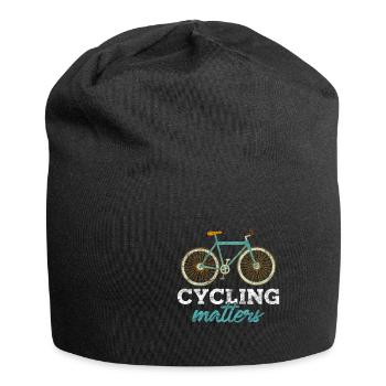 cyclisme - Bonnet en jersey - noir - Devant