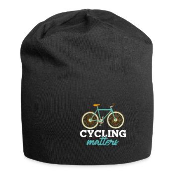cyclisme - Bonnet en jersey - noir - Devant