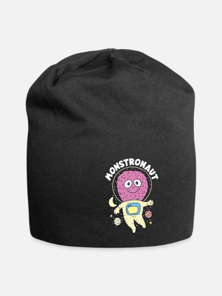 MONSTRONAUT - Jersey Beanie - black