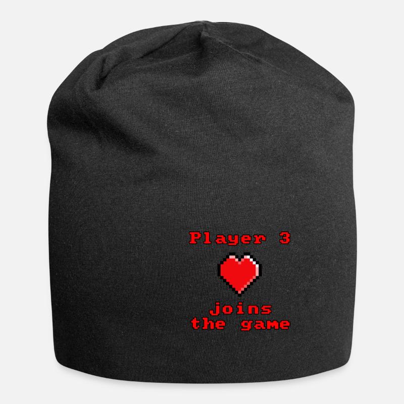 Player 3 joins the game - Jersey Beanie - black