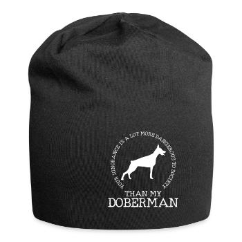 DOBERMAN - Jersey Beanie - black - Front