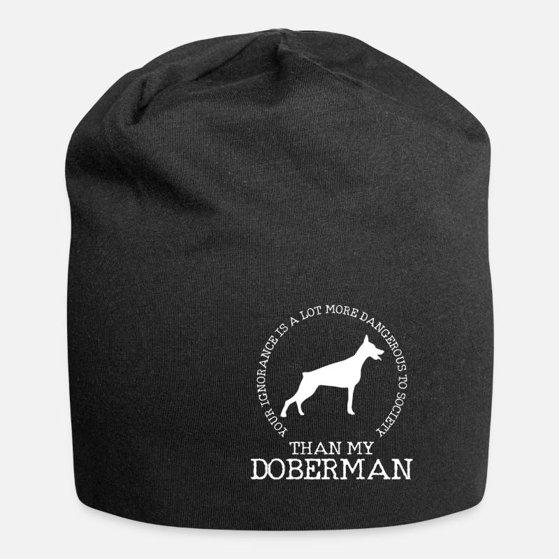 DOBERMANN - Bonnet en jersey - noir