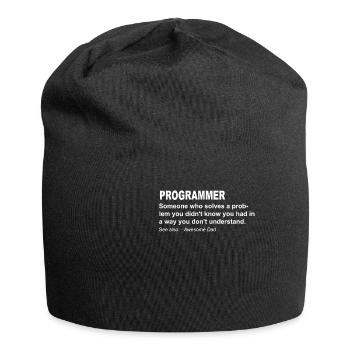 Funniest Programmer Tshirt - Jersey-Beanie - Schwarz - Vorne