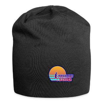 Marathon runner - Marathon Runner - Jersey Beanie - black - Front