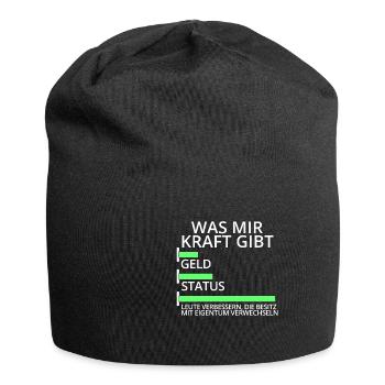 Jurastudium Jurastudent Anwalt Lustiger Spruch - Jersey-Beanie - Schwarz - Vorne