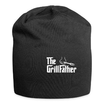 Le gril Père Père Papa Griller Funny Gift - Bonnet en jersey - noir - Devant