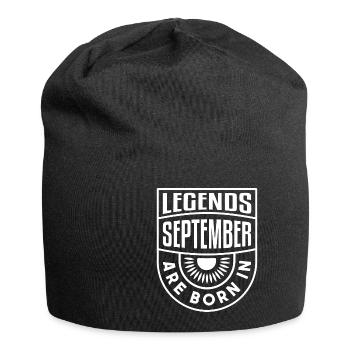Legends are born in September -Varsity Design - Bonnet en jersey - noir - Devant
