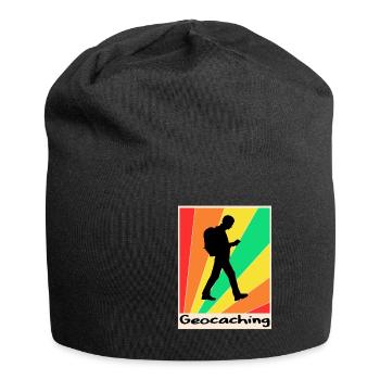 Geocaching poster Geocaching - Jersey-Beanie - Schwarz - Vorne